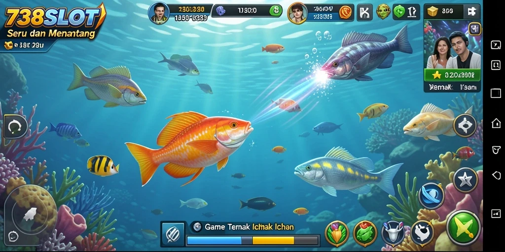 Gameplay menarik Tembak Ikan dalam 738SLOT.
