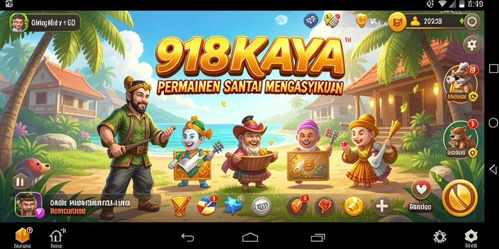 Tampilan gameplay seru 918KAYA yang mengasyikkan.
