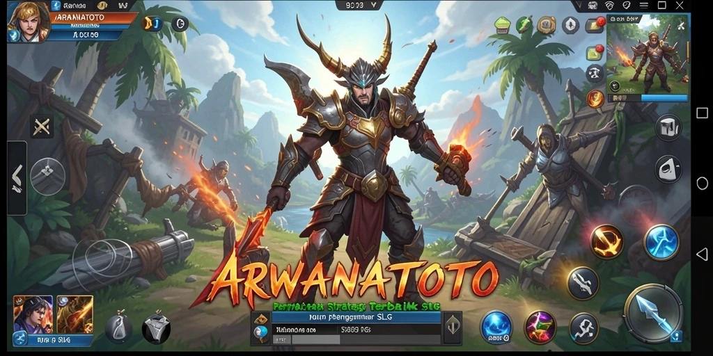 Tampilan gameplay yang memukau dan mendebarkan dari ARWANATOTO.