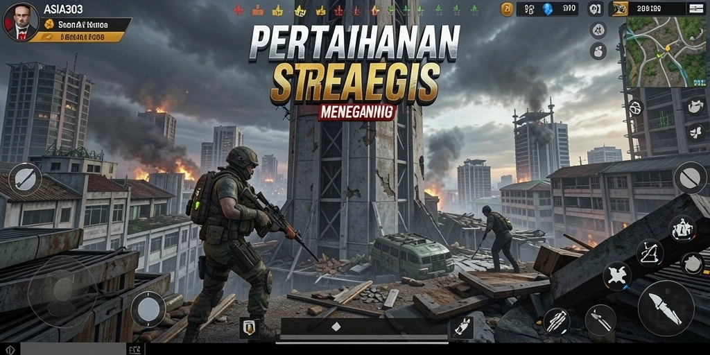 Tampilan menyenangkan dari gameplay Tower Defense ASIA303 yang penuh strategi.