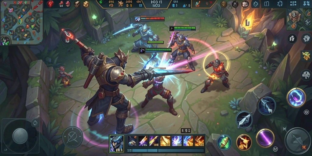 Gameplay H03 yang mendebarkan dan menantang saat bertempur.