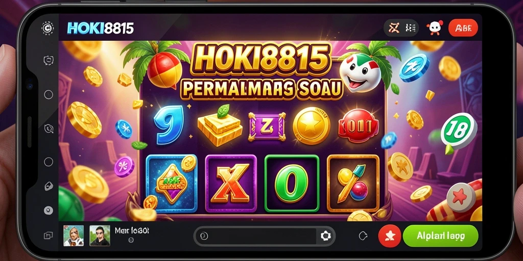 Tampilan gameplay HOKI8815 yang menarik dan seru.
