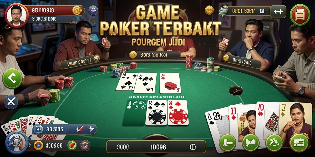 Gameplay seru ID098 dengan grafis menarik dalam permainan Poker.
