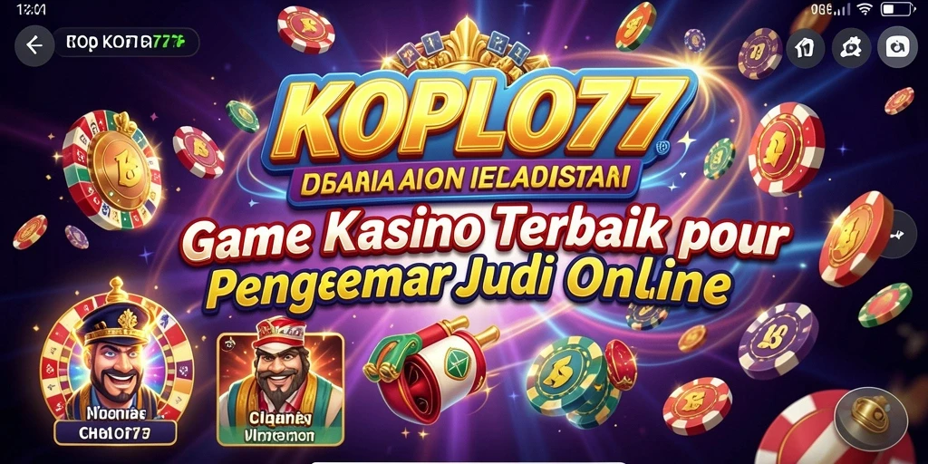 Tampilan menarik dan gameplay mendebarkan di KOPLO77.