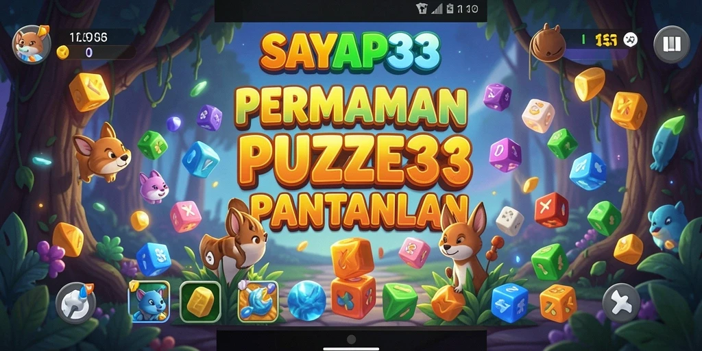 Gambaran gameplay SAYAP33 dengan berbagai teka-teki menarik.