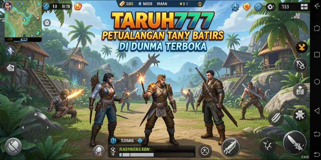 Tangkapan layar TARUH777 menampilkan aksi seru dalam dunia terbuka.
